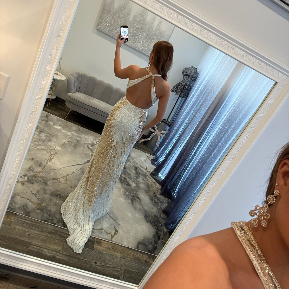 Amarra 88304 | Beaded Halter Prom Gown | Joyce’sTPR