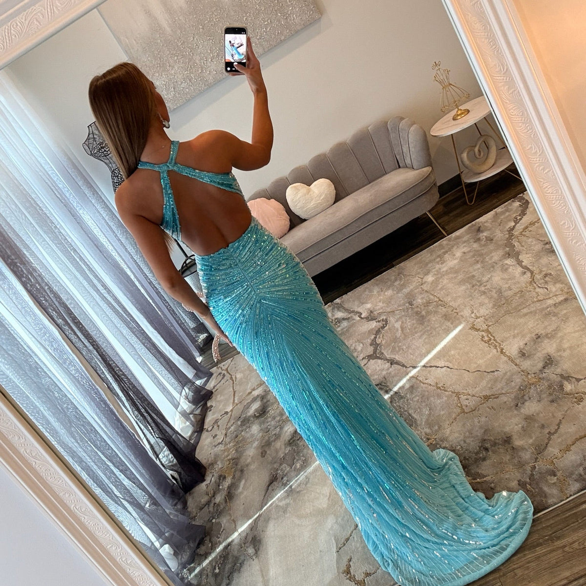 Amarra 88304 | Beaded Halter Prom Gown | Joyce’sTPR