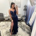 Amarra 89068 Navy Prom Dress 