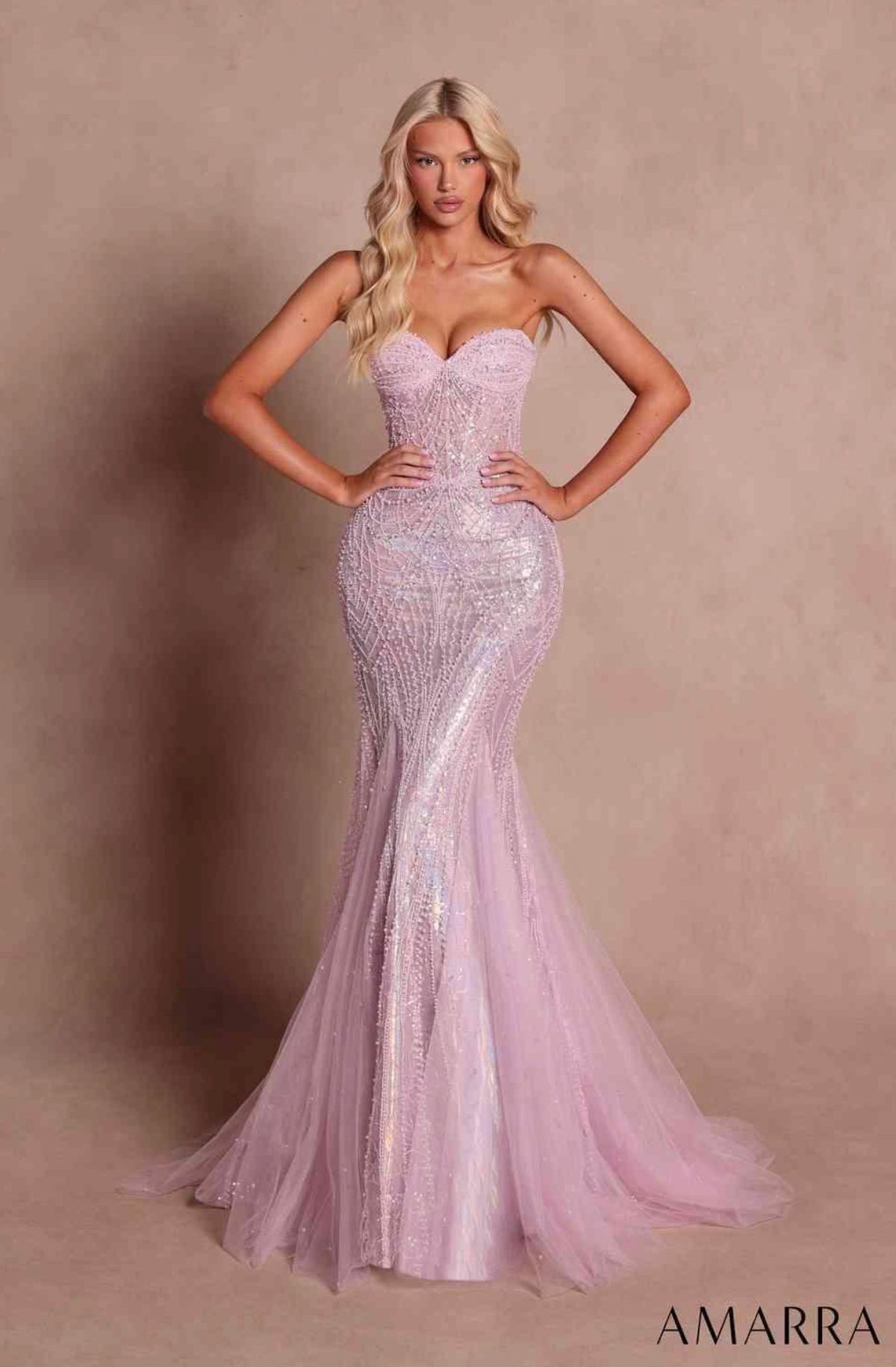 Amarra 89882 | Beaded Mermaid Gown | Joyce’sTPR