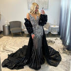 Johnathan Kayne 3084 Black Prom Dress