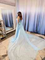 Johnathan Kayne 3211 Light Blue  Pearl JoycesTPR Dress Back 