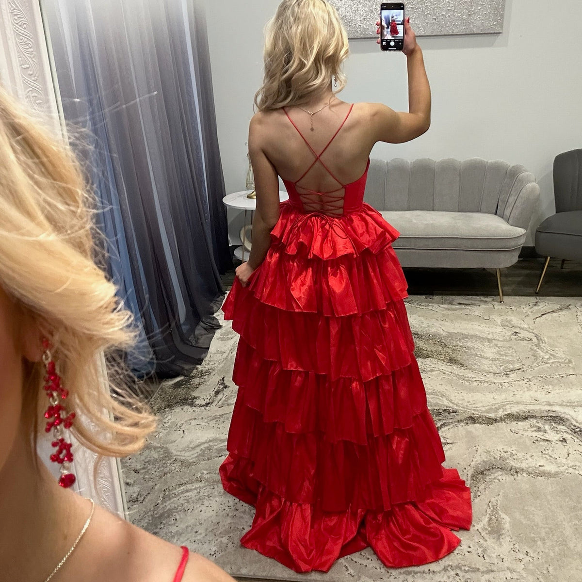 Johnathan Kayne 3263 | Tiered Ruffle A-Line Gown | Joyce’sTPR