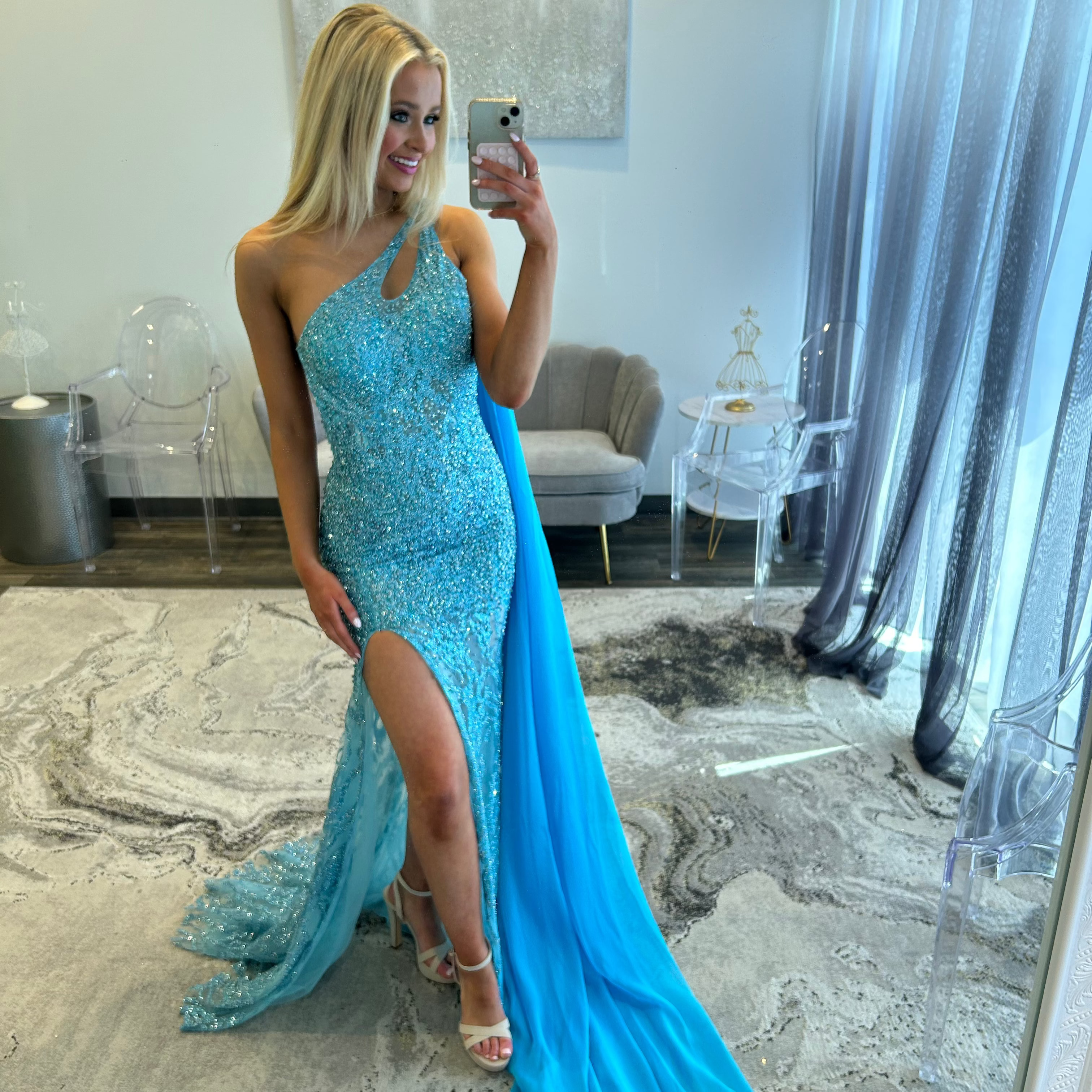 Jovani 22602 | Beaded Cape Prom Gown | Joyce’sTPR