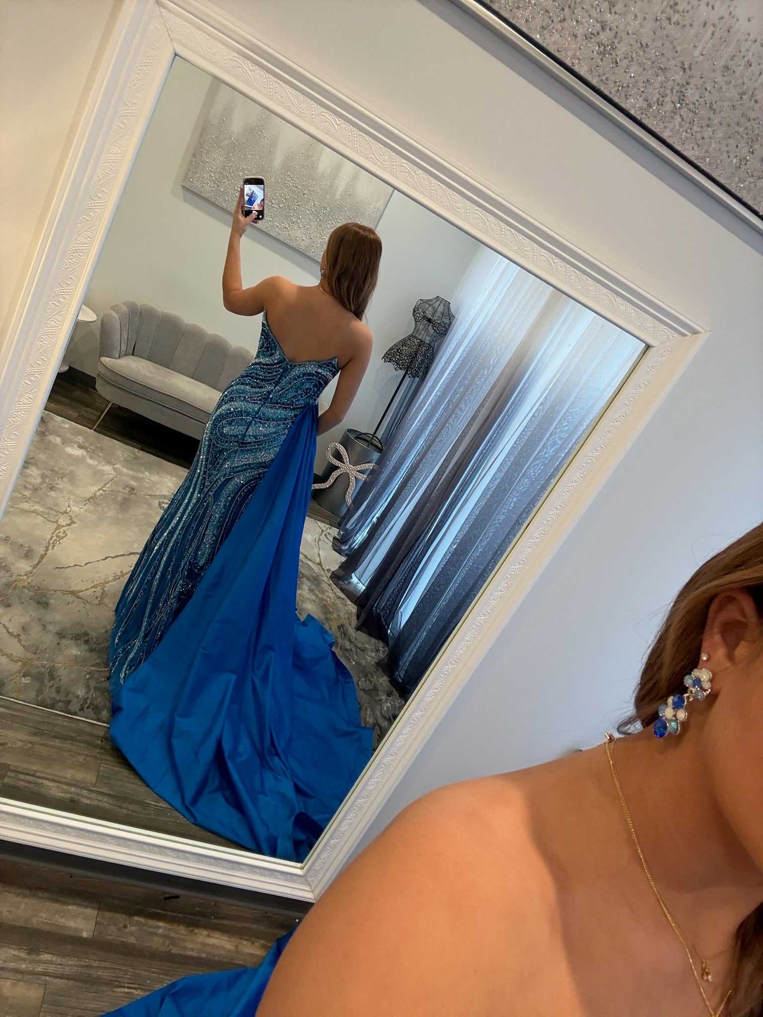 Jovani 49226 Peacock Multi Dress 