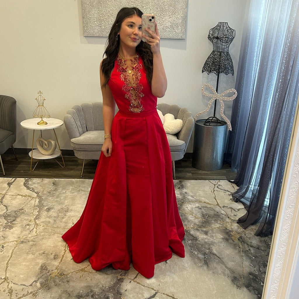JoycesTPR 6166 Red Prom Dress