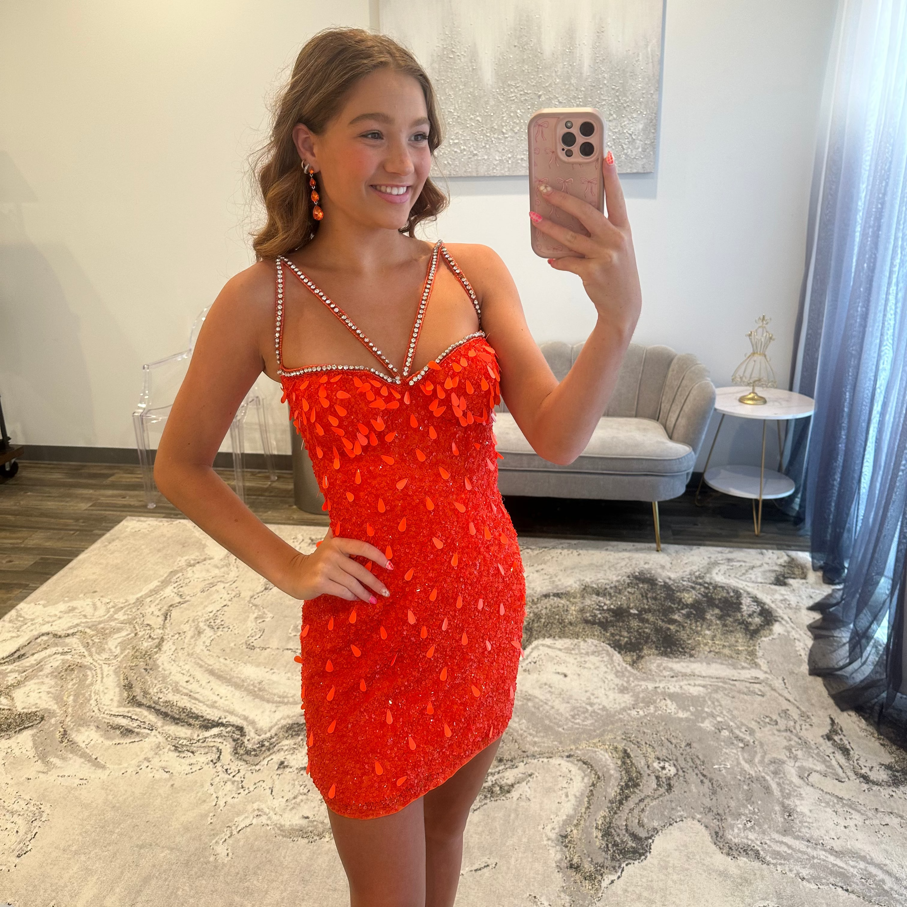 JoycesTPR Aleta 1291 Orange Up Close 
