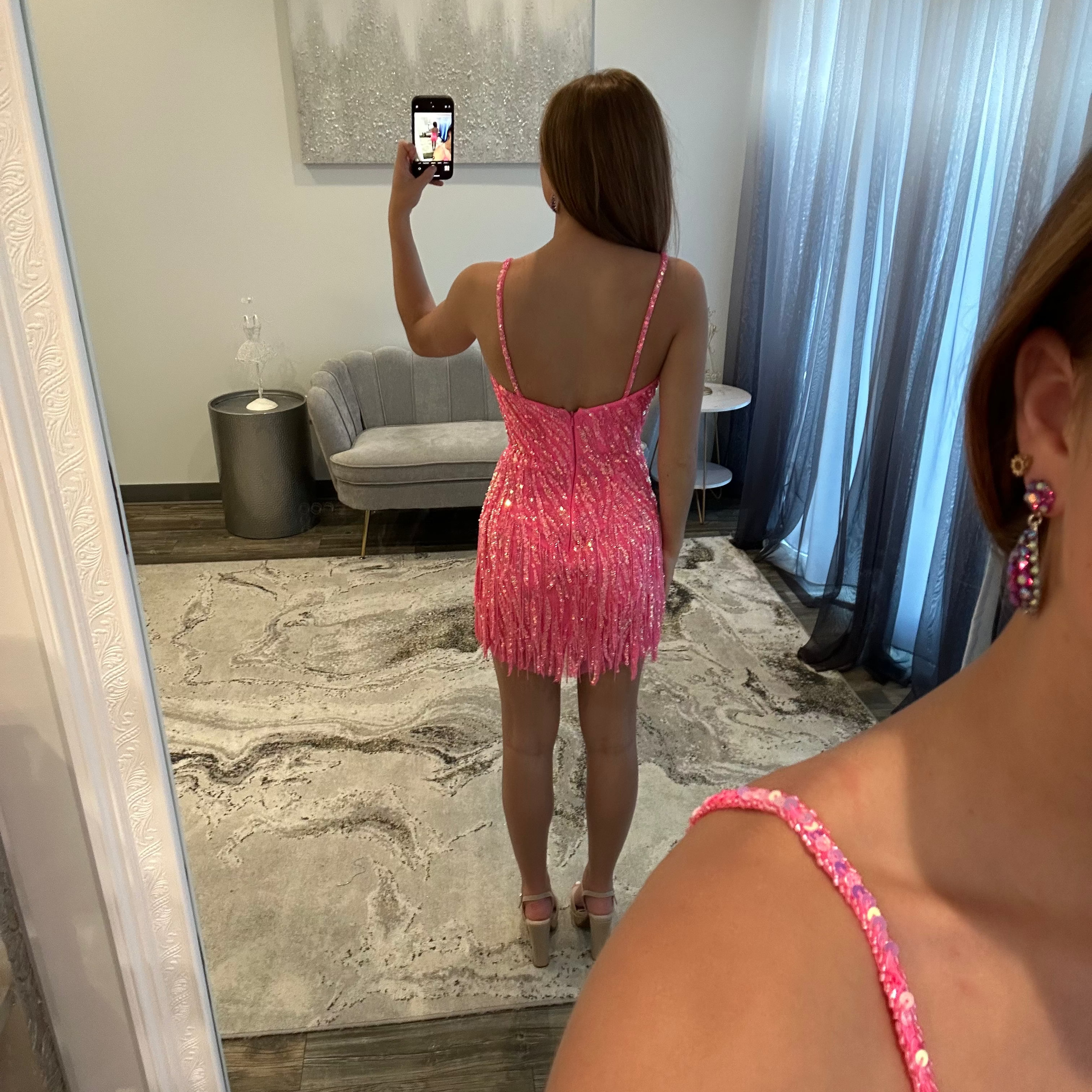 JoycesTPR Amarra 88042 Hot Pink/Electric Pink Madelyn Back