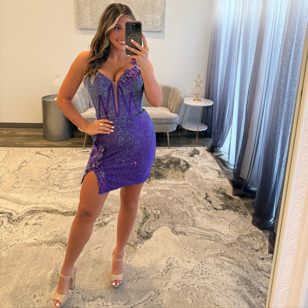 JoycesTPR Amarra 88981 Purple Dress