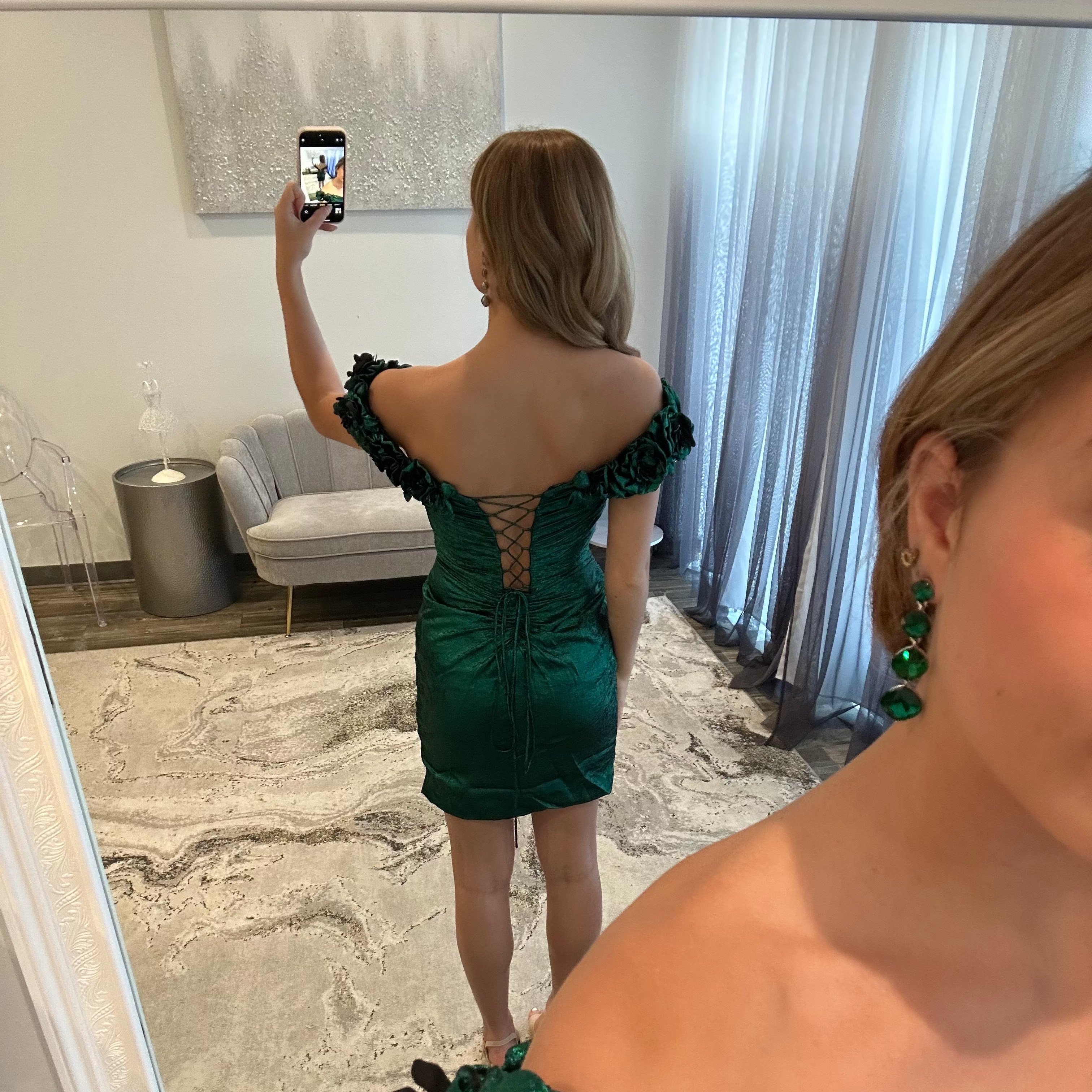 JoycesTPR Amarra 89009 Metallic Green Back 