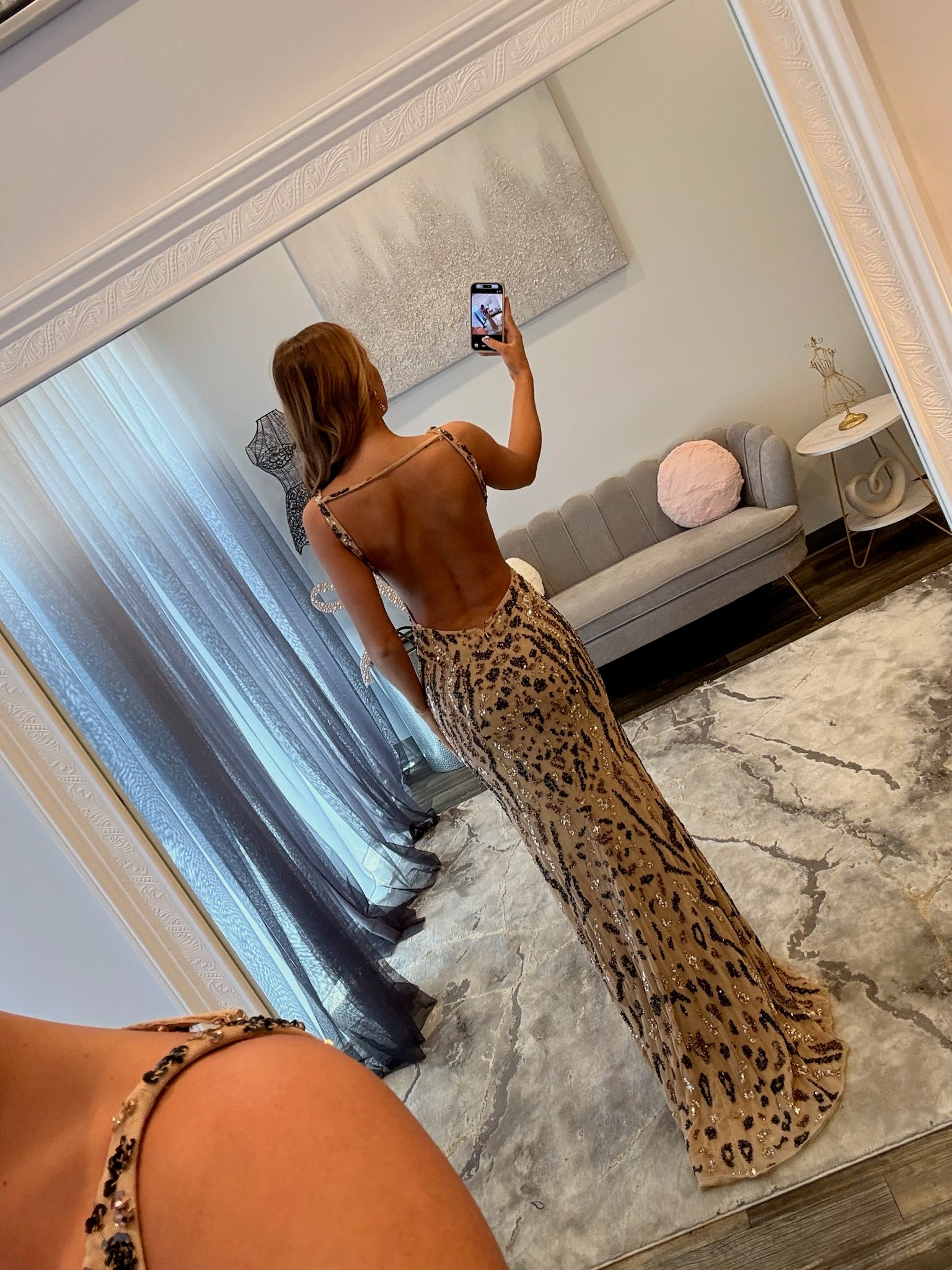 JoycesTPR Amarra Nude 89197 Prom Dress Back 