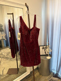 JoycesTPR Dave and Johnny Burgundy Short 