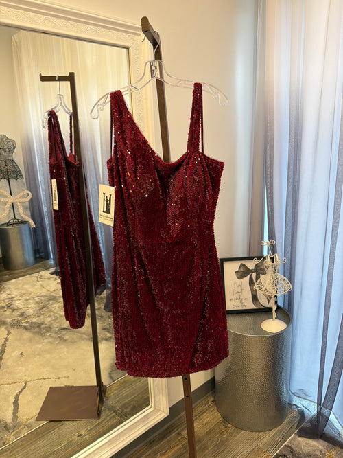 JoycesTPR Dave and Johnny Burgundy Short 