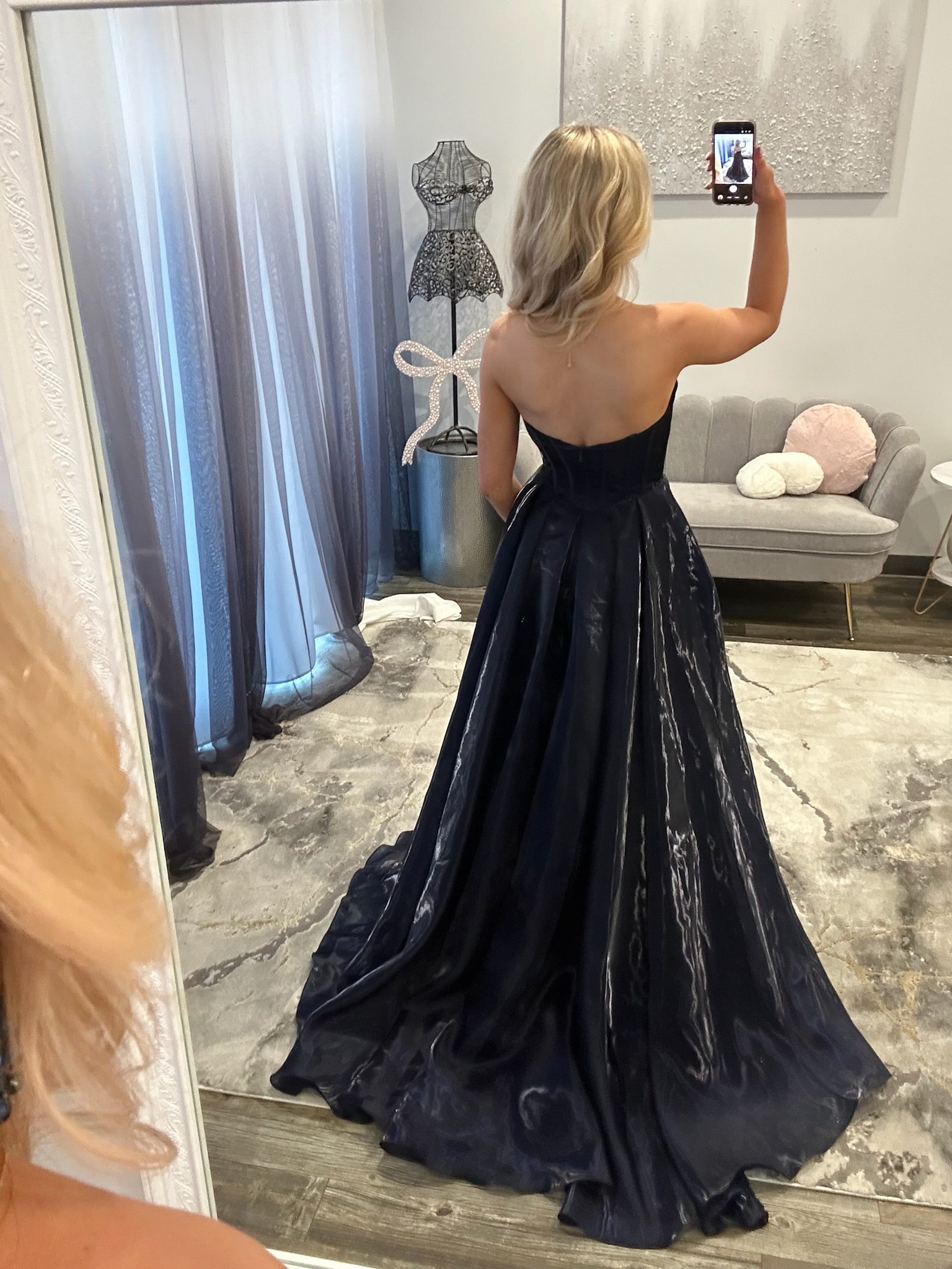 JoycesTPR Johnathan Kayne 3159 Navy Prom Dress