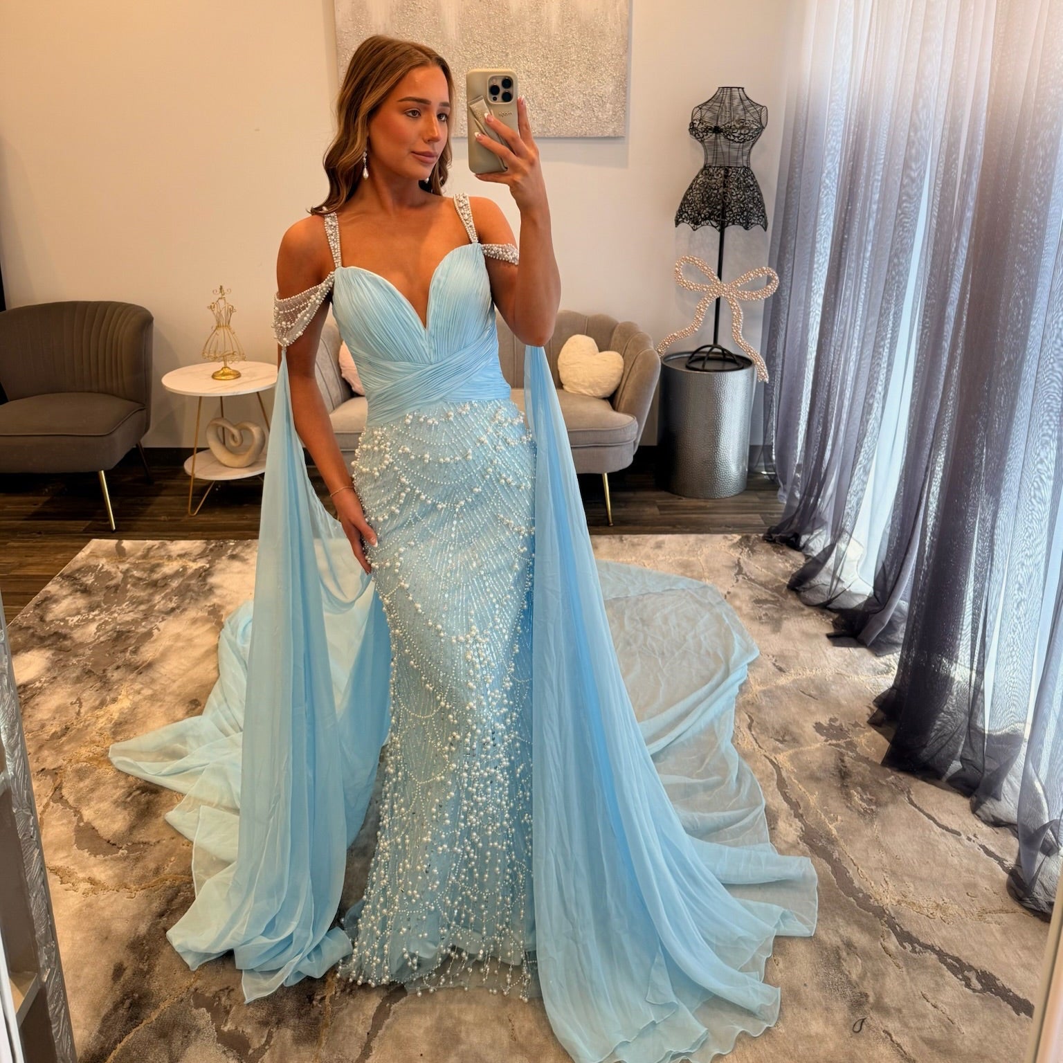 JoycesTPR Johnathan Kayne 3211 Light Blue Prom Dress 