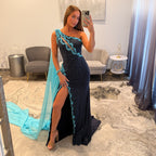 JoycesTPR Johnathan Kayne 3292 Navy Aqua 