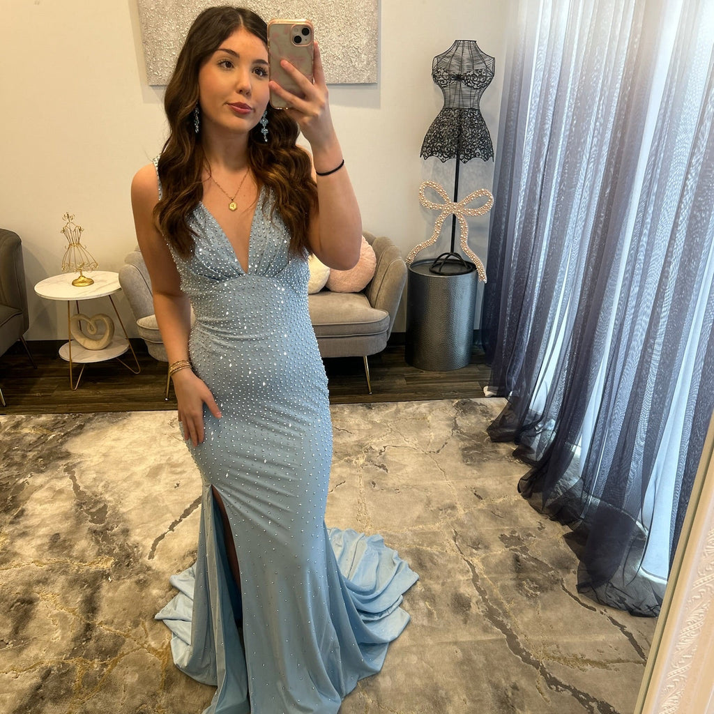 JoycesTPR Johnathan Kayne 9213A Ice Blue on Payton Dress