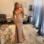 JoycesTPR Jonathan Kayne 3308 Rose Gold Prom Dress 