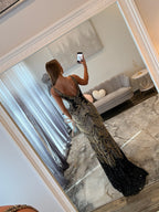 JoycesTPR Jovani 38847 Black Gold