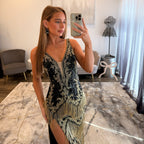 JoycesTPR Jovani 38847 Black Gold 