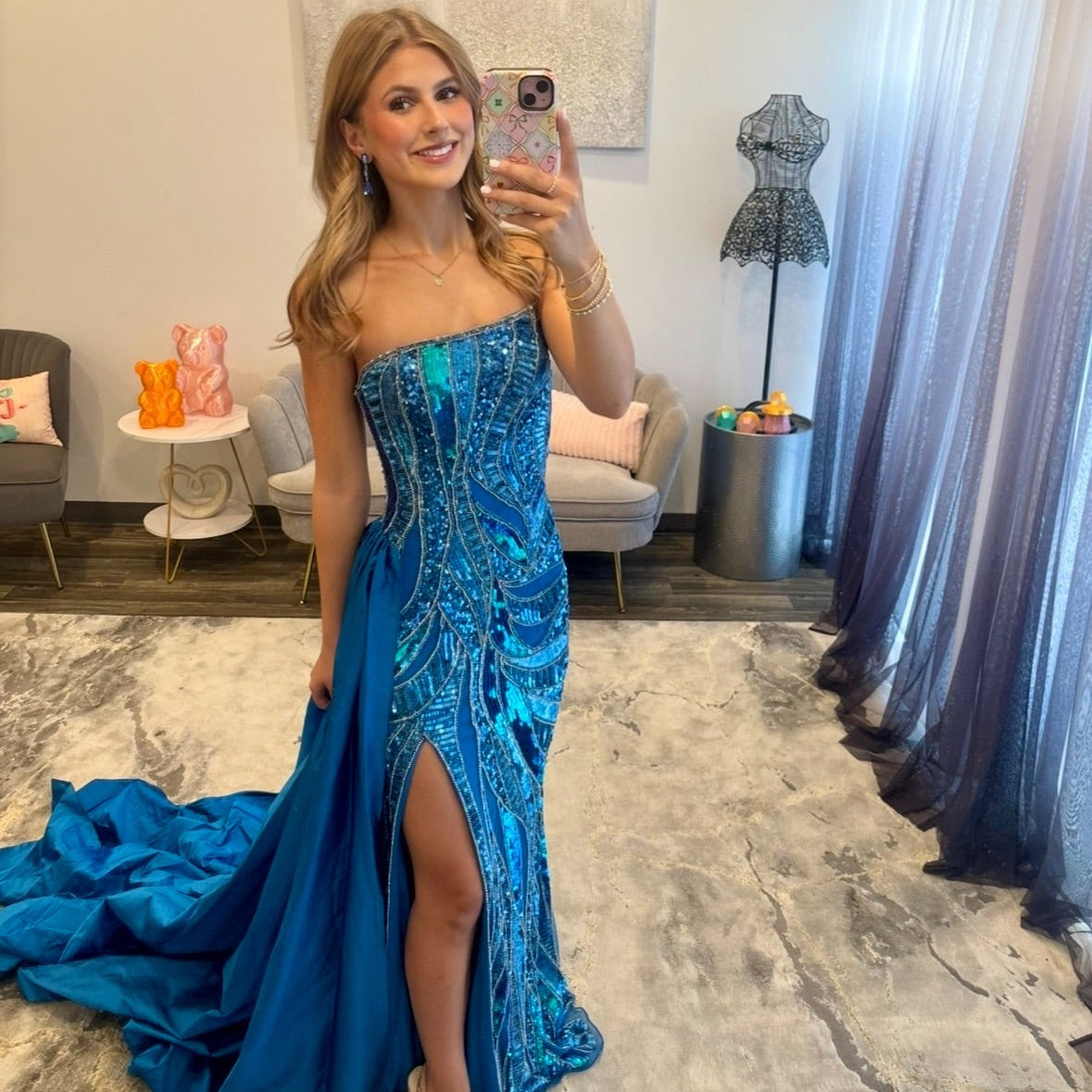 JoycesTPR Jovani 49230 Peacock 