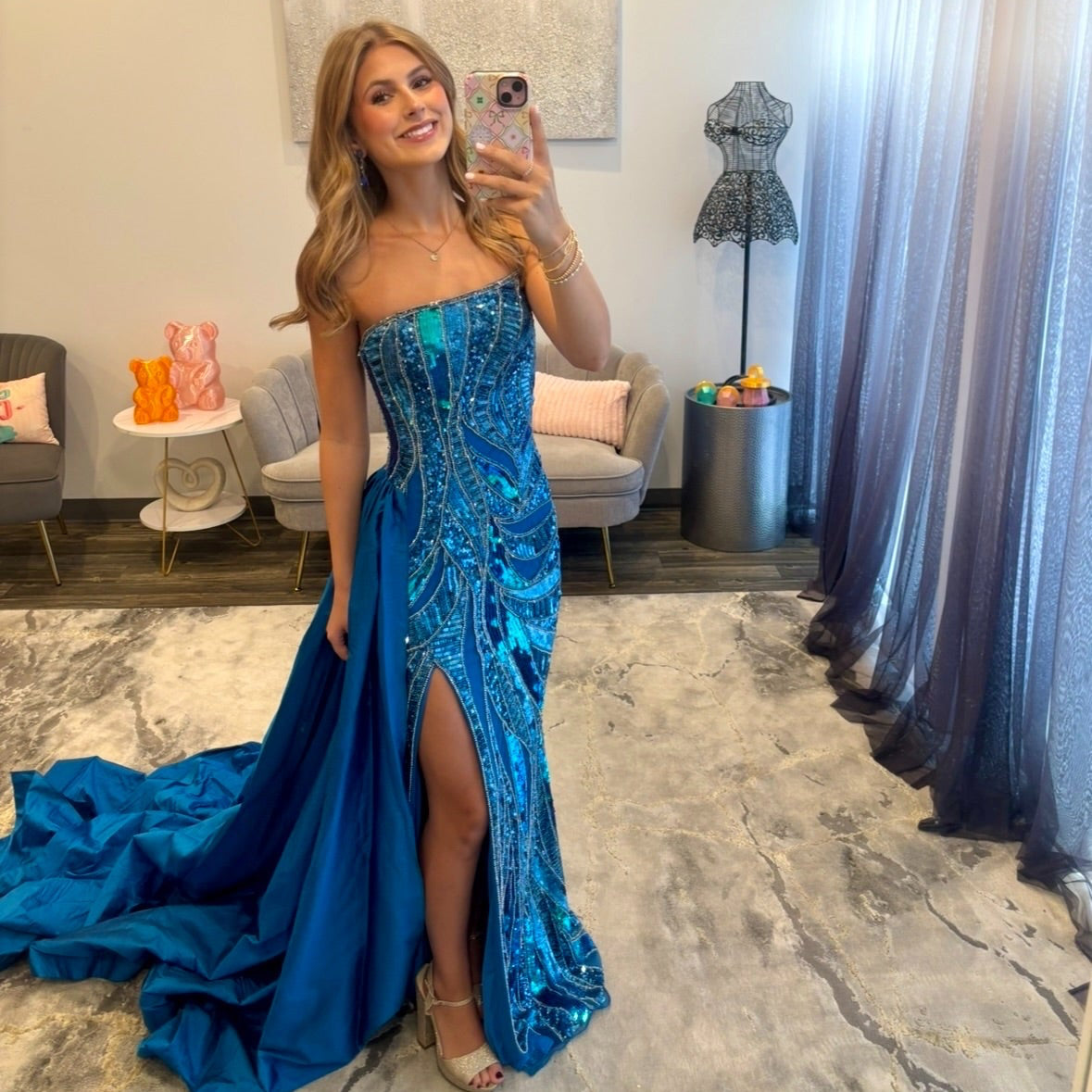 JoycesTPR Jovani 49230 Peacock 