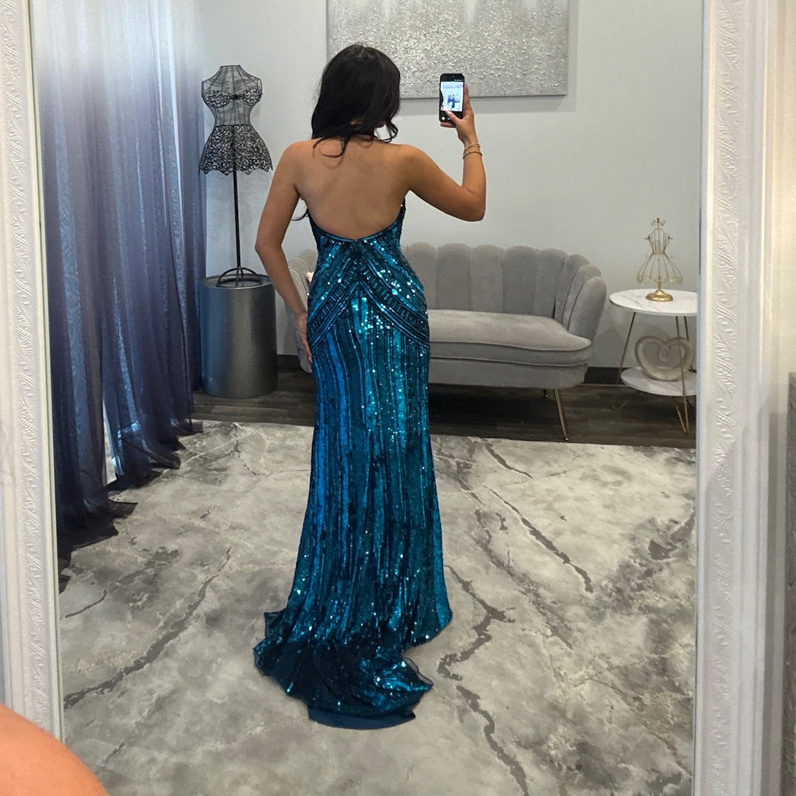 JoycesTPR Jovani 49980 Dark Blue Prom 