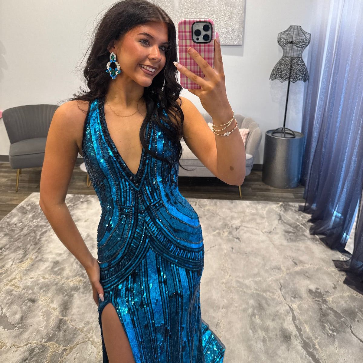 JoycesTPR Jovani 49980 Dark Blue Prom 