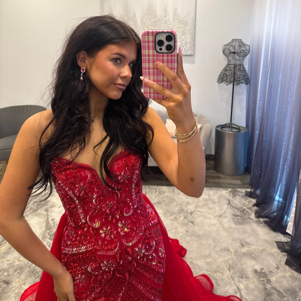 JoycesTPR Jovani 50222 Blue Red Prom 
