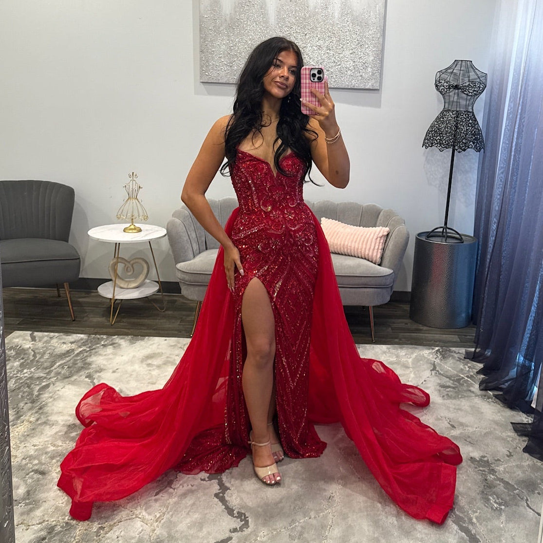 JoycesTPR Jovani 50222 Blue Red Prom 