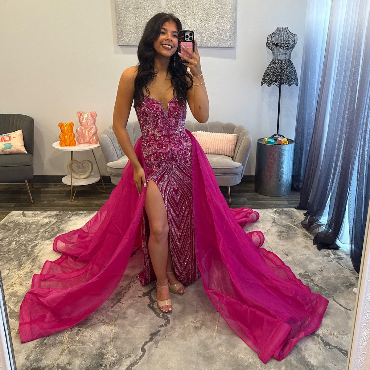 JoycesTPR Jovani 50222 Fuchsia 