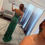 JoycesTPR Jovani 52448 Green Silver Back 