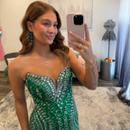 JoycesTPR Jovani 52448 Green Silver 