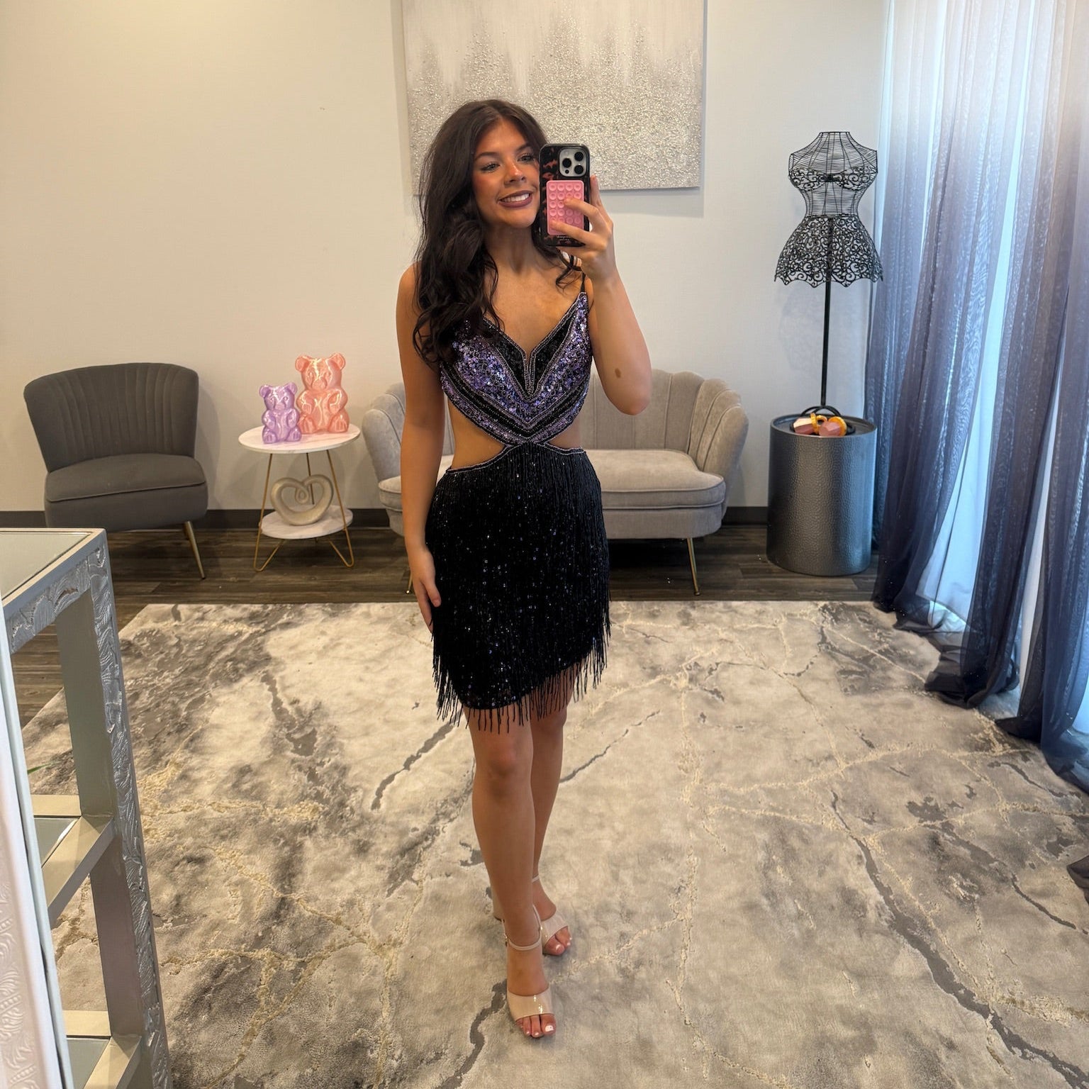 JoycesTPR Jovani 52504 Purple Multi 