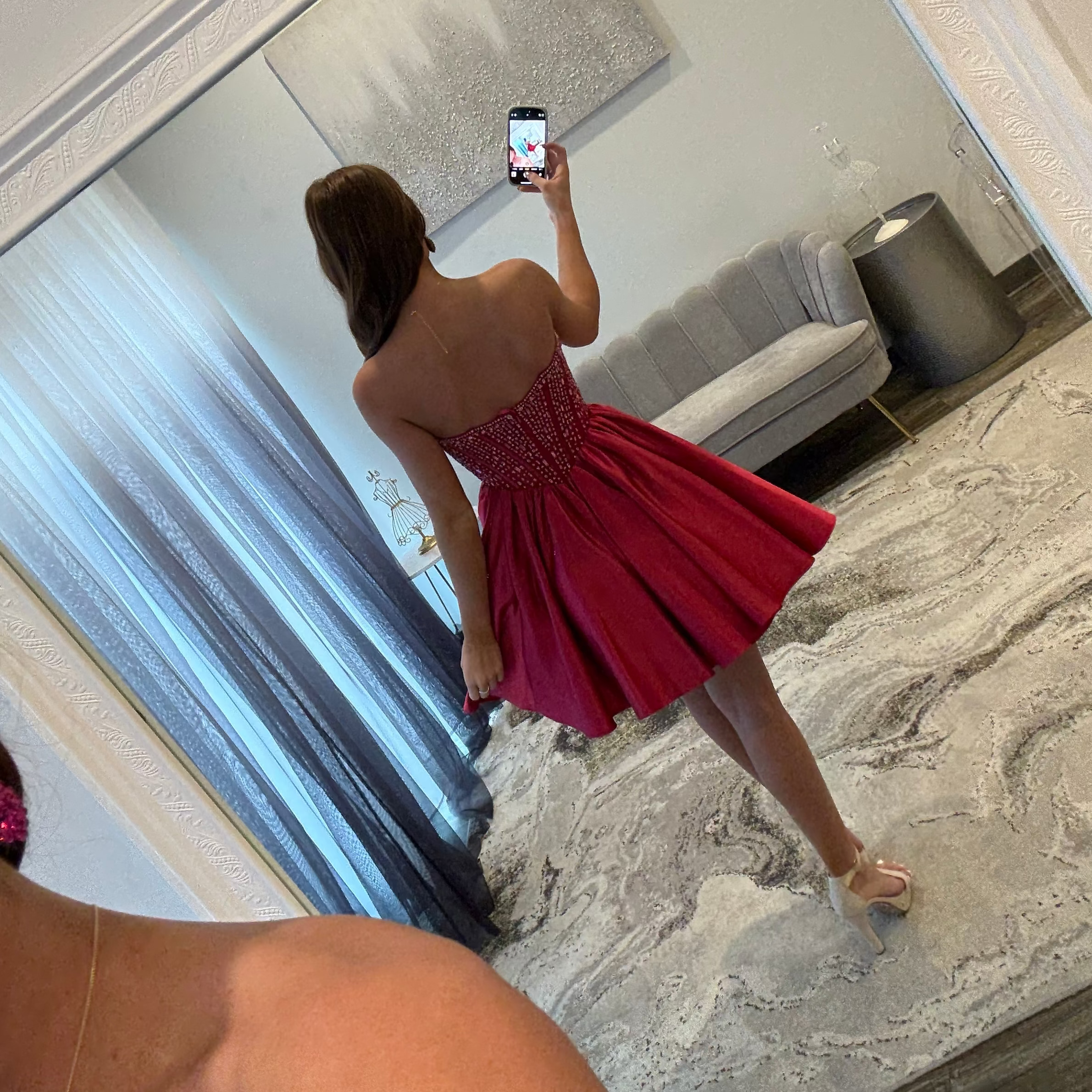 JoycesTPR Portia & Scarlett PS25711 Fuchsia Back 