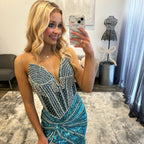 JoycesTPR Portia & Scarlett PS26431C Teal
