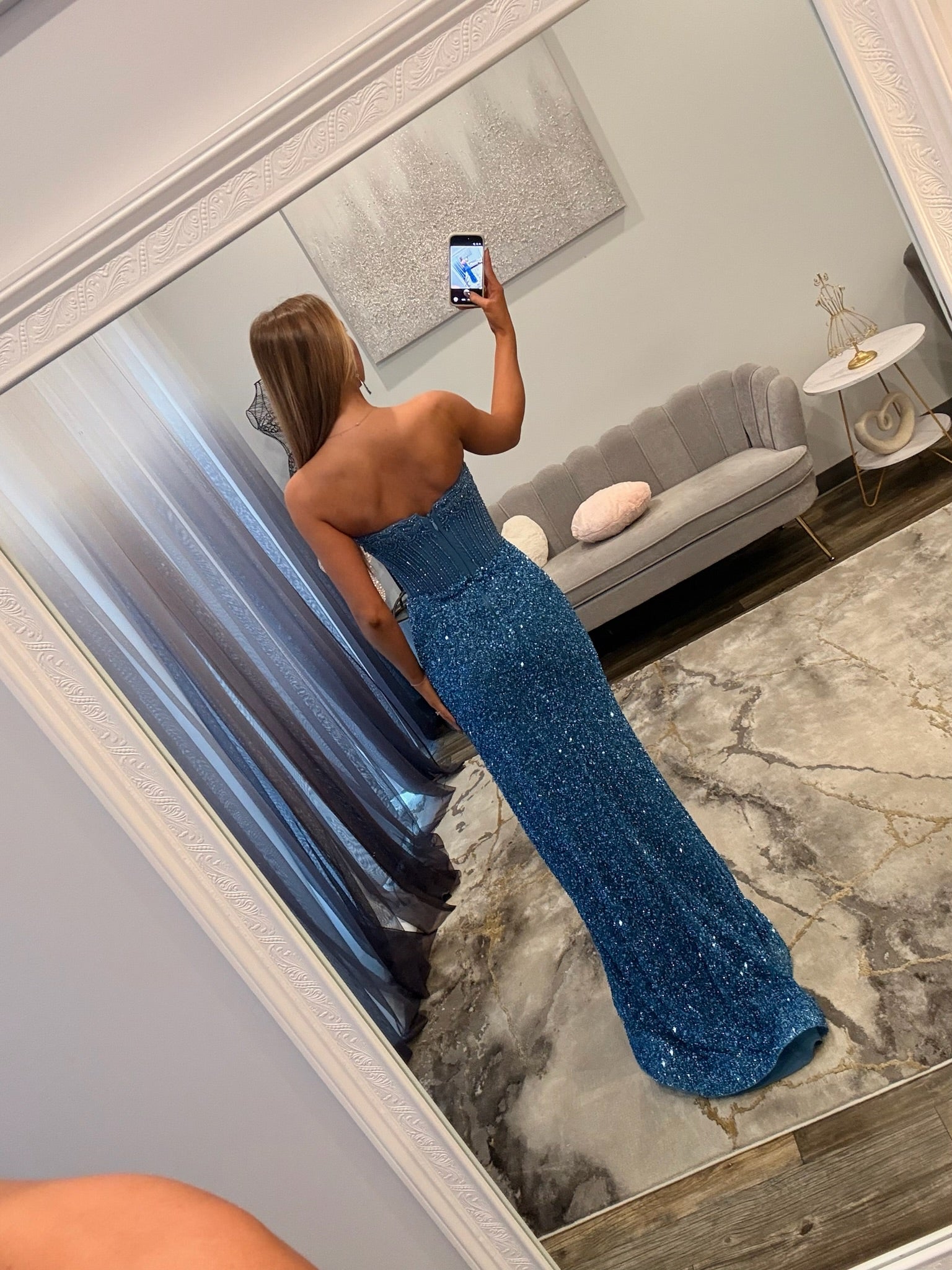 JoycesTPR Portia and Scarlet PS24877 Blue Prom 