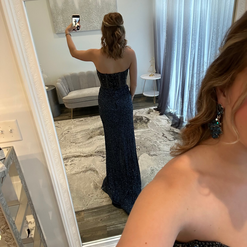 JoycesTPR Portia and Scarlett PS24850C Navy 