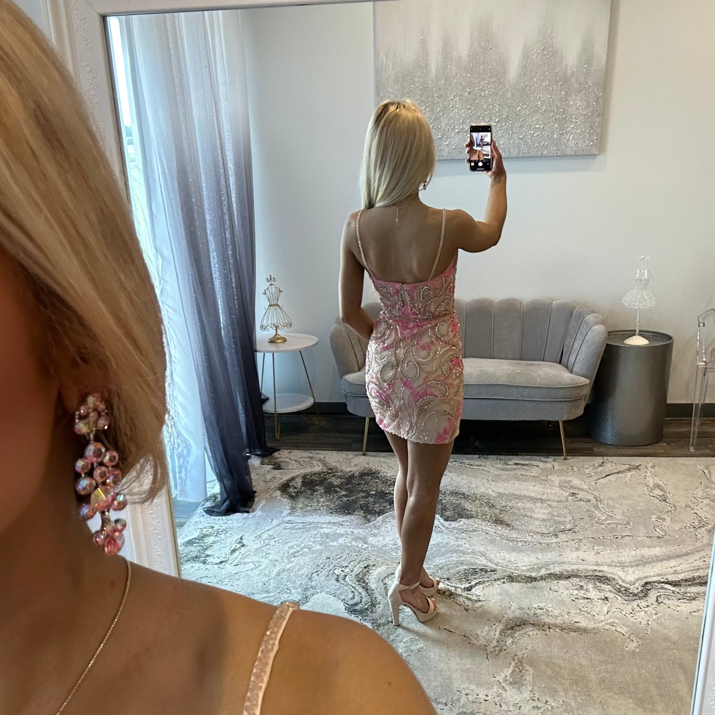 JoycesTPR Portia and Scarlett PS24909 Pink Back 