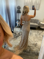 Portia and Scarlett PS26422C NudeProm Back