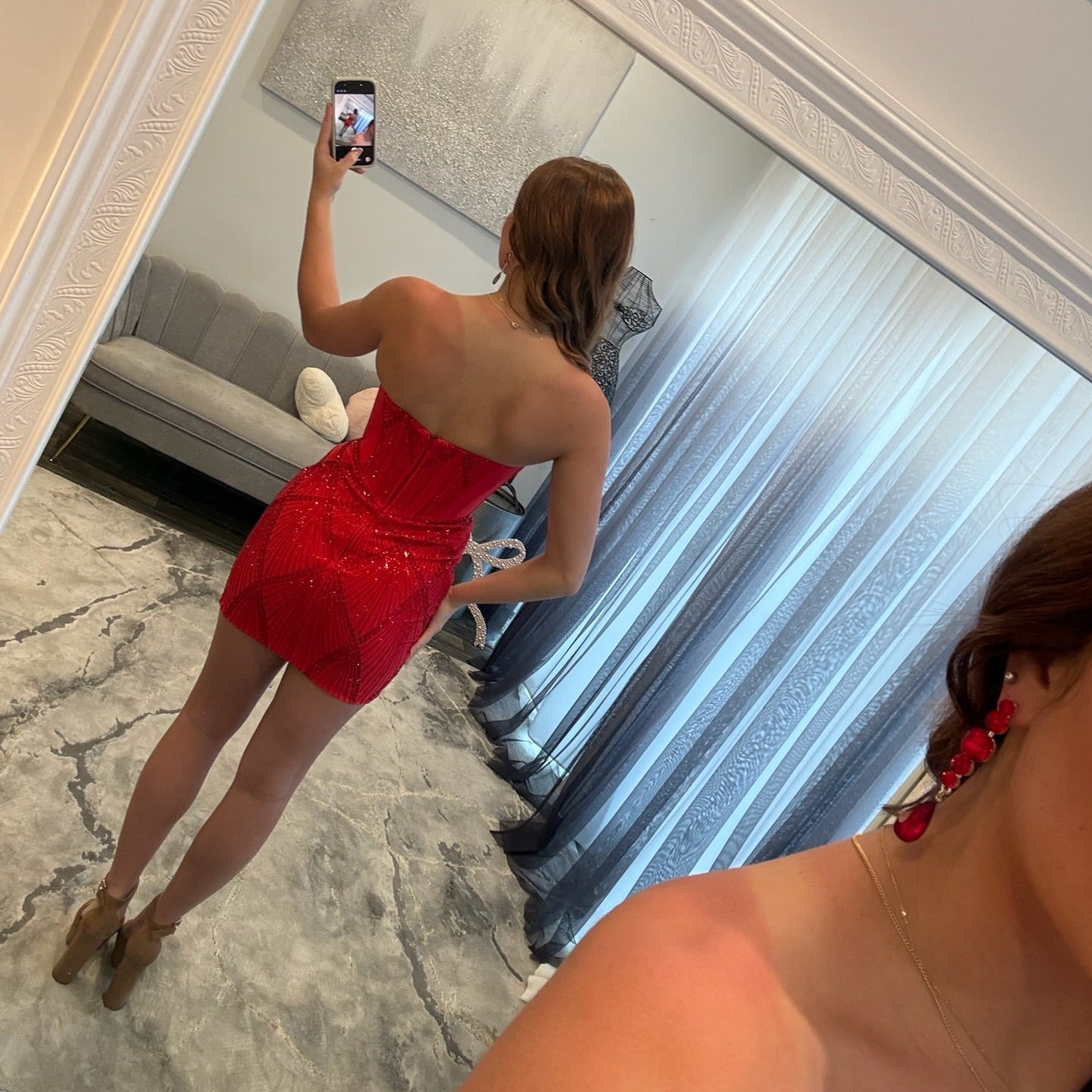 JoycesTPR Portia and Scarlett PS26727 Red