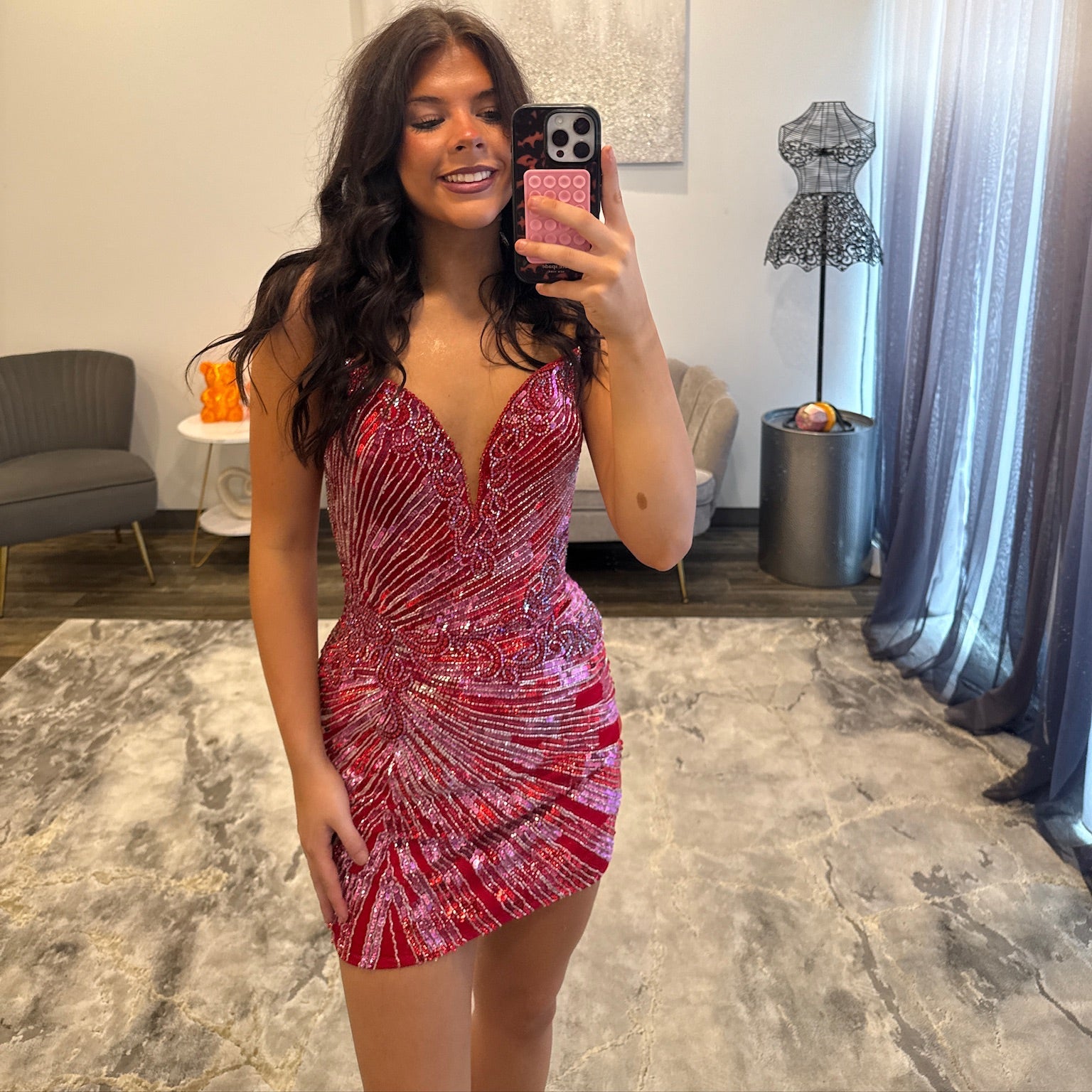 JoycesTPR Portia and Scarlett PS26800C Red Fuchsia 