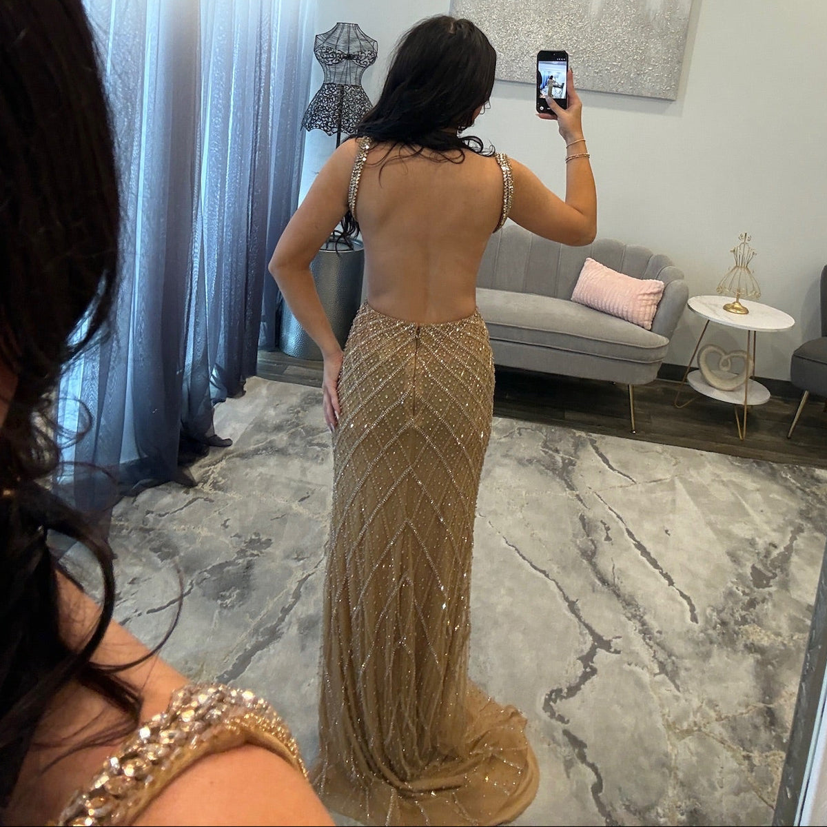 JoycesTPR Portia and Scarlett PS27029C Gold 