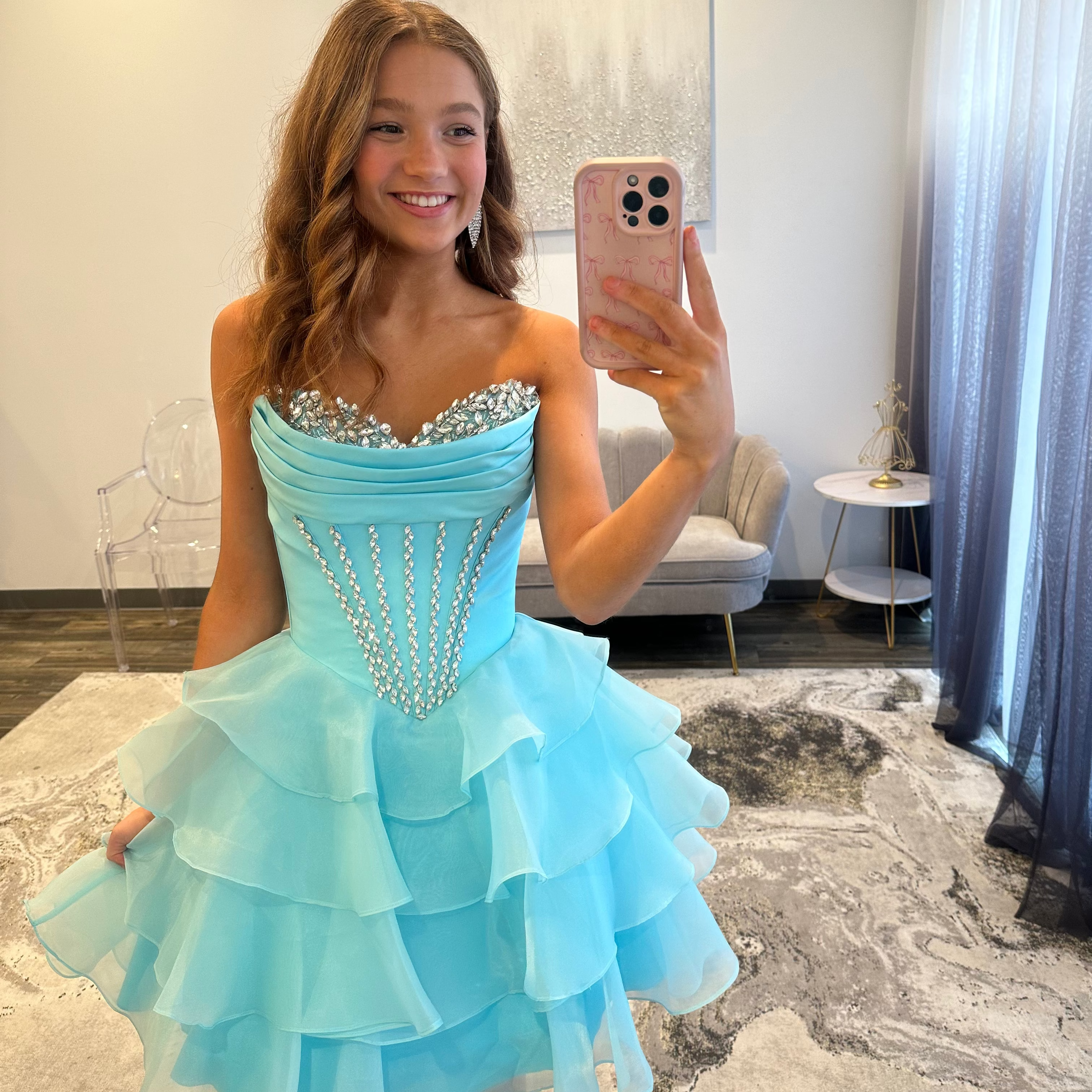 JoycesTPR Portia and Scarlett P&S PS25796 Turquoise  