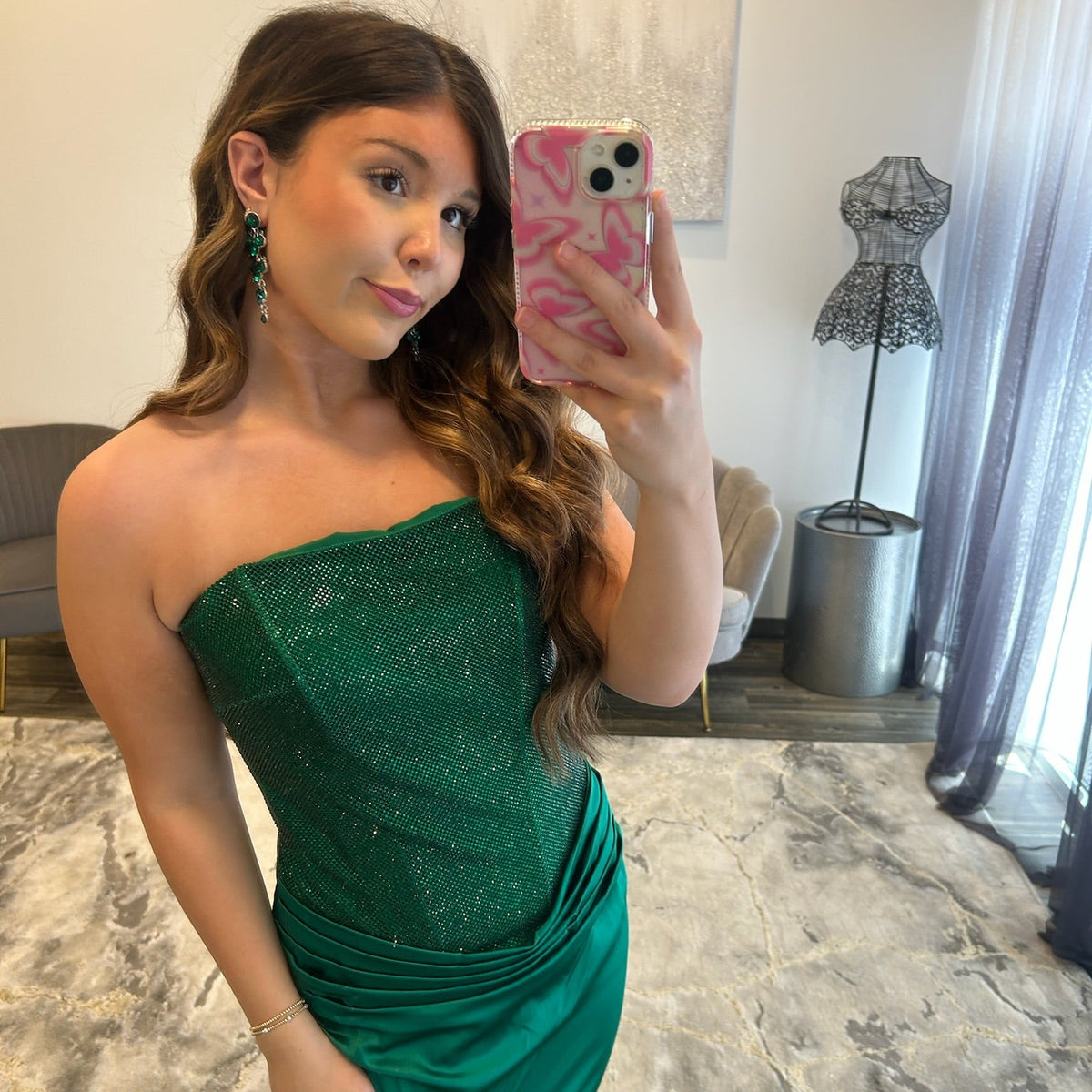 JoycesTPR Portia and Scarlett Style PS27076 Emerald Prom Dress 