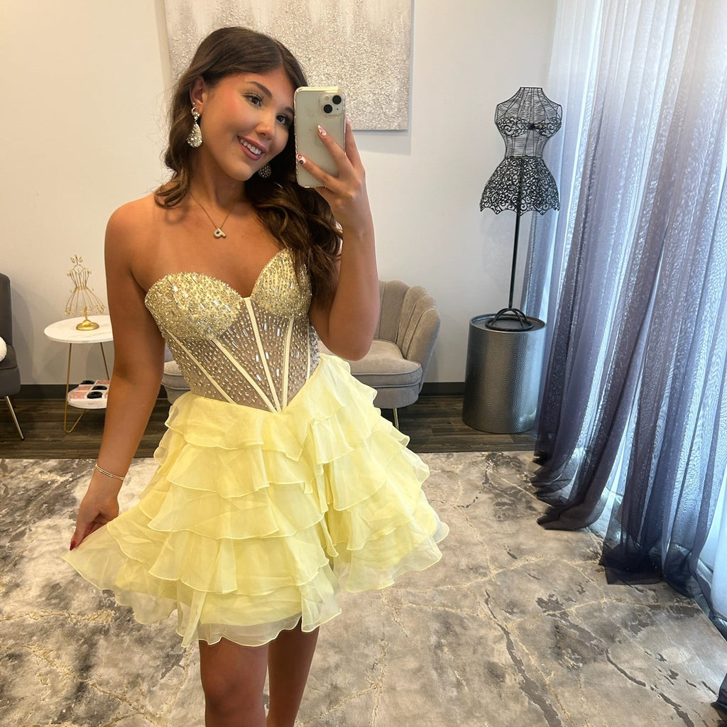 JoycesTPR Portia and Scarlett XO212 Yellow 