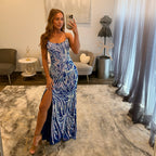 JoycesTPR Primavera 4362 Royal  Prom Dress 