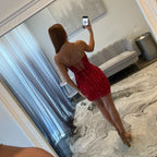 JoycesTPR Primavera 4430 Red Short  Close Up 
