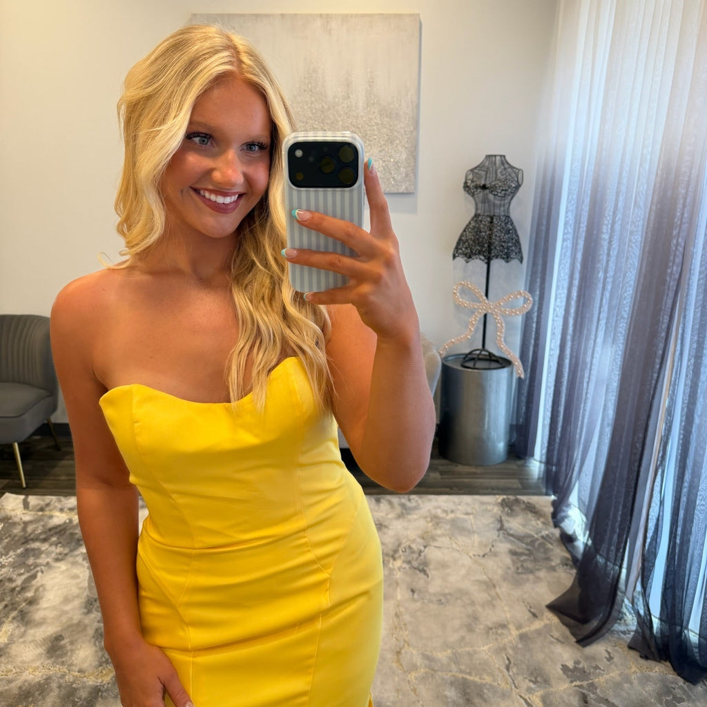 JoycesTPR Sale 45034 Yellow Prom Dress