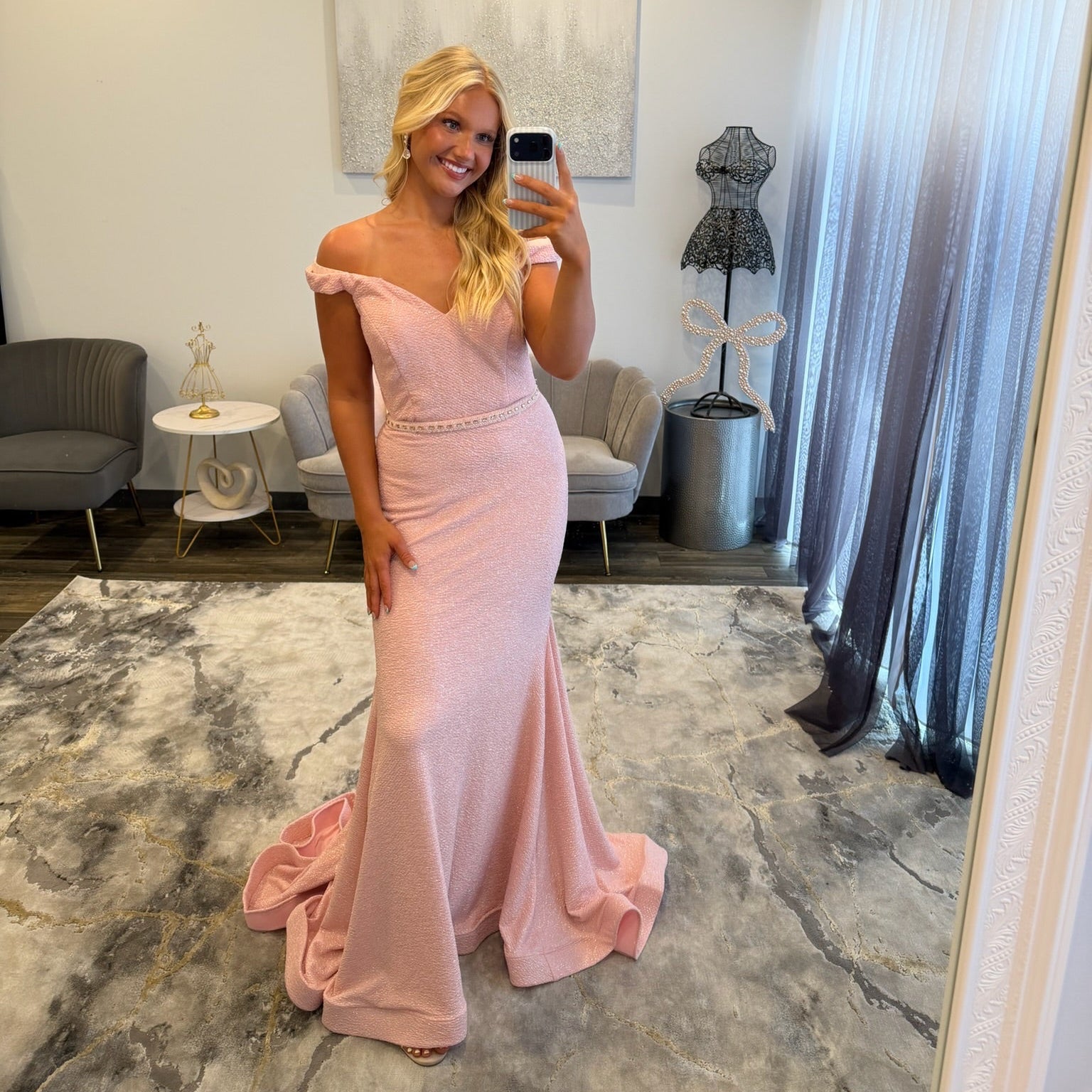 JoycesTPR Sale 6580 Light Pink Prom Dress